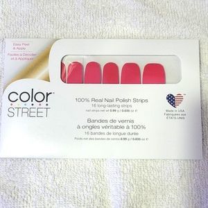 NIP Color Street Kissing Booth Hot Pink Nail Kit